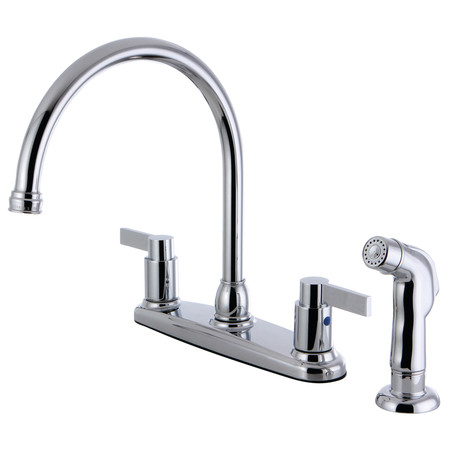 NUVOFUSION FB2791NDLSP 8-Inch Centerset Kitchen Faucet with Sprayer FB2791NDLSP